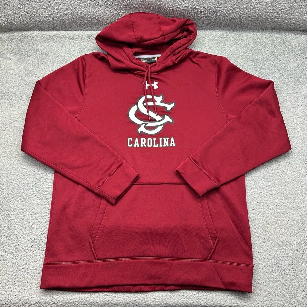 Under‎ Armour Mens Large South Carolina Gamecocks Baseball Garnet Storm Hoodie